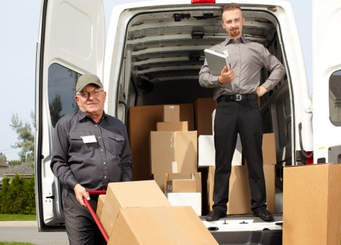Professional removal team planning a move in Wallington