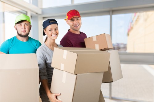 Office relocation team planning a move in Wallington