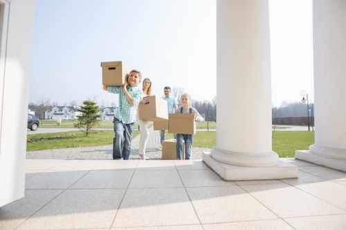 Local removals team helping with a house move in Wallington