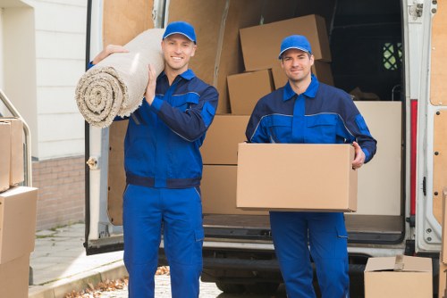 Man With Van Wallington loading recyclable household items for a sustainable local move