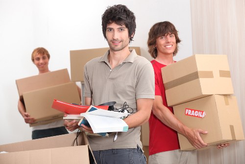 Reusable furniture and donated items prepared for charity partnerships