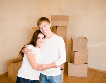 Local moving van support for a Wallington property move