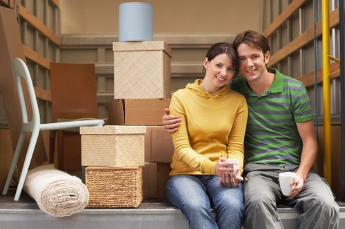 Local man and van removals supporting a small business move in Wallington