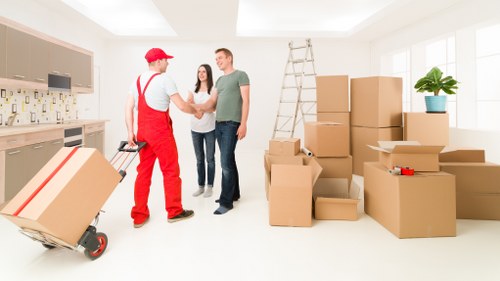 Wallington moving service handling household items carefully