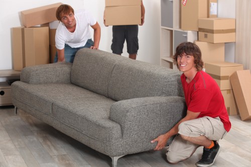 Professional unpacking support helping a family settle into a new Wallington home