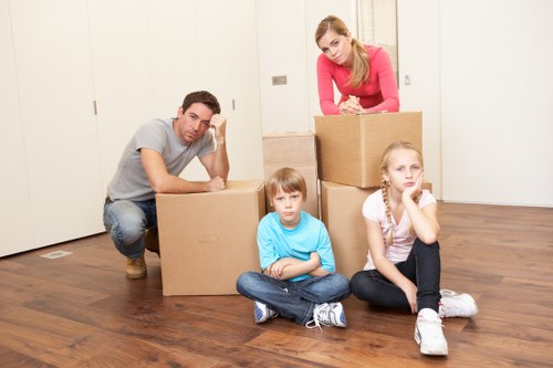 Local movers planning access and parking for a Wallington property