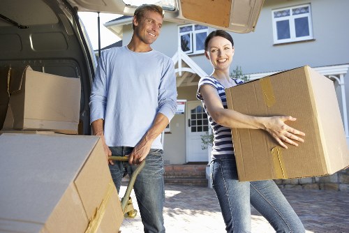 Commercial man and van transport for office or shop items in Wallington